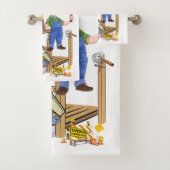 Onder constructie timmerman badkamer handdoek sets (Insitu)