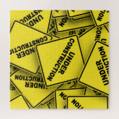 Onder constructietekens legpuzzel (Horizontaal)