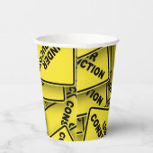 Onder constructietekens papieren bekers (Rechts)