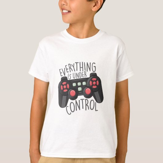 Onder controle t-shirt (Voorkant)