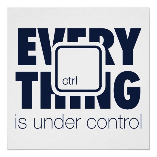 Onder ctrl perfect poster (Voorkant)