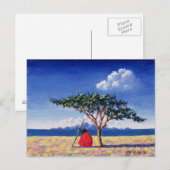 Onder de Acacia-boom van 1991 Briefkaart (Voorkant / Achterkant)