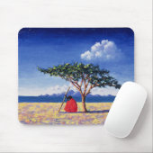 Onder de Acacia-boom van 1991 Muismat (Met muis)