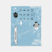 Onder de Baby van de Zee Fleece Deken (Voorkant)