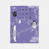 Onder de Baby van de Zee Fleece Deken (Voorkant)