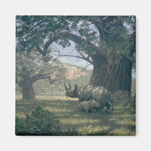 Onder de baobabboom magneet (Voorkant)