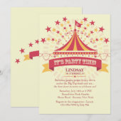 Onder de Big Tent-uitnodiging Kaart (Voorkant / Achterkant)