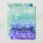 Onder de Birthday Party of the Zee Tropical Ocean Aankondigingskaart (Voorkant / Achterkant)