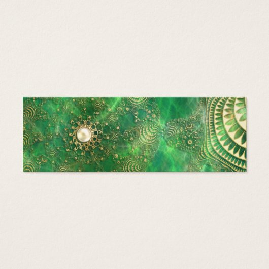 Onder de Bladwijzer van het Emerald Zee Mini Visitekaartjes (Voorkant)