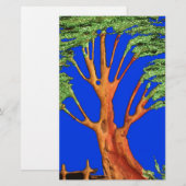 Onder de Blauwe Hemel: Het Acacia Tree Collectie Briefpapier (Voorkant / Achterkant)