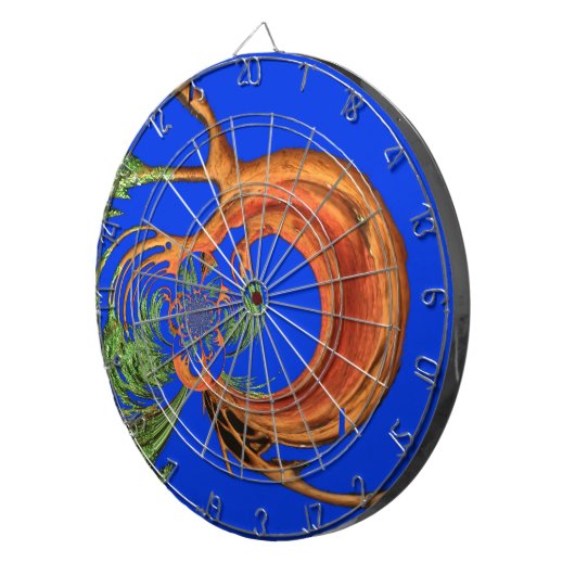 Onder de Blauwe Hemel: Het Acacia Tree Collectie Dartbord (Voorkant Rechts)