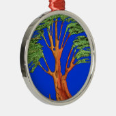 Onder de Blauwe Hemel: Het Acacia Tree Collectie Metalen Ornament (Rechts)