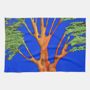 Onder de Blauwe Hemel: Het Acacia Tree Collectie Theedoek