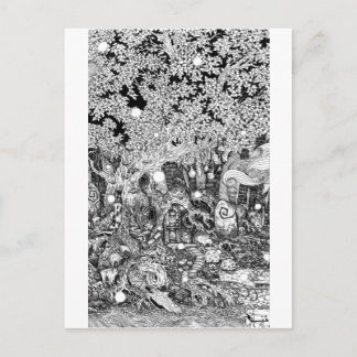 Onder de boom briefkaart