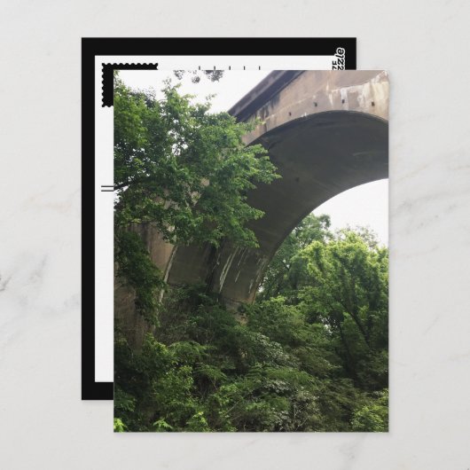 onder de brug briefkaart (Voorkant / Achterkant)