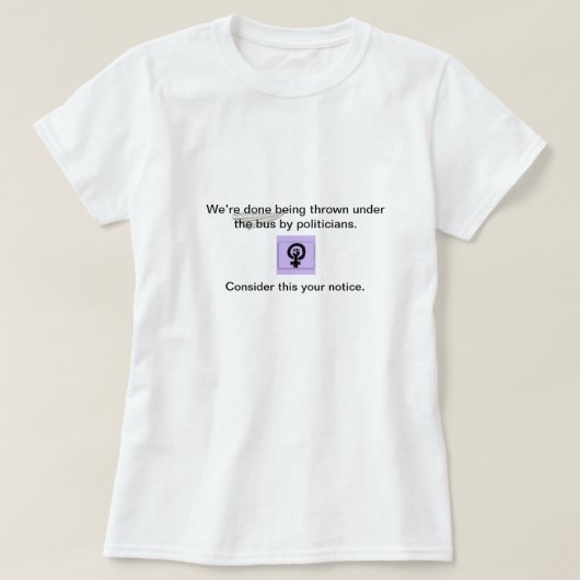 Onder de bus t-shirt (Design voorkant)