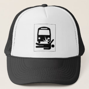 Onder de bus trucker pet