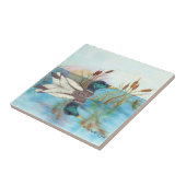 Onder de Cattails Tegeltje (Zijkant)