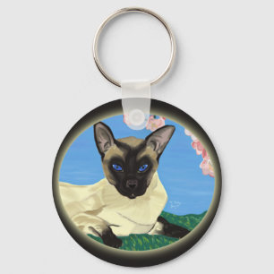 Onder de Cherry Blossom sleutelhanger