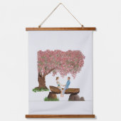 Onder de Cherry-boom Hangend Wandkleed (Voorkant)