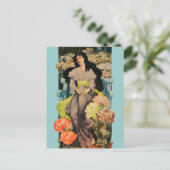 Onder de Chrysanthema Briefkaart (Staand voorkant)