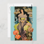 Onder de Chrysanthema Briefkaart (Voorkant / Achterkant)