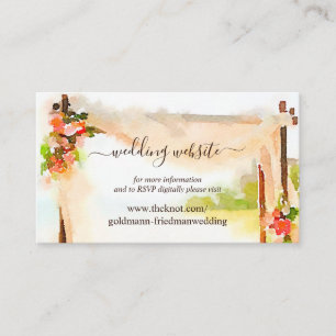 Onder de Chuppah Huwelijkswebsite RSVP Informatiekaartje