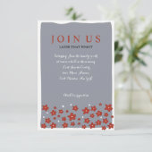 ONDER DE CHUPPAH Jewish Wedding Reply Kaart (Staand voorkant)