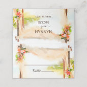 Onder de Chuppah Wedding (Buitenkant ongevouwen)