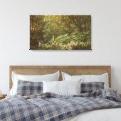 Onder de Dock Leaves van Richard Doyle, Fairy Art Canvas Afdruk (Insitu (Slaapkamer))
