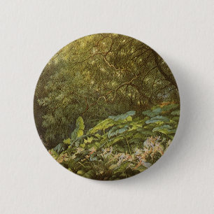 Onder de Dock Leaves van Richard Doyle, Fairy Art Ronde Button 5,7 Cm