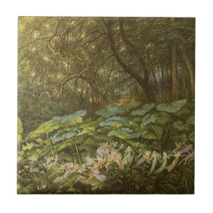 Onder de Dock Leaves van Richard Doyle, Fairy Art Tegeltje