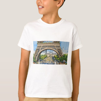 Onder de Eiffeltoren – Parijs stadsleven T-shirt