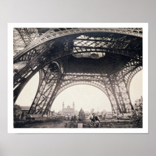Onder de Eiffeltoren, vóór het stijgen, van 'L' Poster