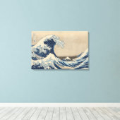 Onder de golf van Kanagawa Print (Insitu (Houten vloer))