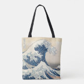 Onder de Golf van Kanagawa Tote Bag (Achterkant)