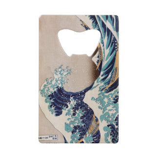 Onder de Grote Golf van Kanagawa Kredietkaart Flessenopener