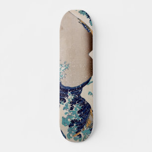 Onder de Grote Golf van Kanagawa Skateboard