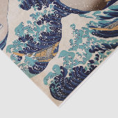 Onder de Grote Golf van Kanagawa Tissuepapier (Detail)