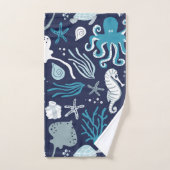 Onder de grote schaal van het Zee Bad Handdoek (Handdoek)