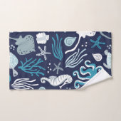 Onder de grote schaal van het Zee Bad Handdoek (Handdoek)