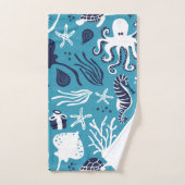 Onder de grote schaal van het Zee Bad Handdoek (Handdoek)