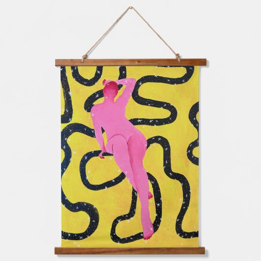 Onder de huid II Hangend Wandkleed (Voorkant)