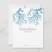 Onder de Kaarten van het advies van het Baby showe (Voorkant)