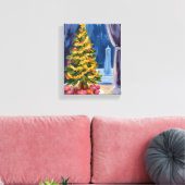 Onder de Kerstboom Canvas Afdruk (Insitu (Woonkamer))