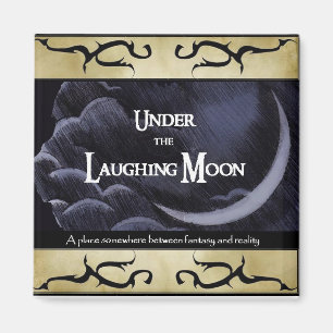 Onder de Laughing Moon Magnet Magneet