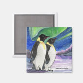 Onder de Lichte Pinguïn Kunst Magneet (Voorkant / Achterkant)