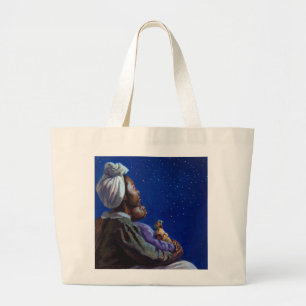 Onder de Midnight Blues 2003 Grote Tote Bag