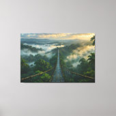 Onder de mist een geheim canvas afdruk (Voorkant)