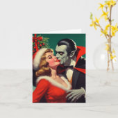 Onder de Mistletoe Kaart (Gele Bloem)